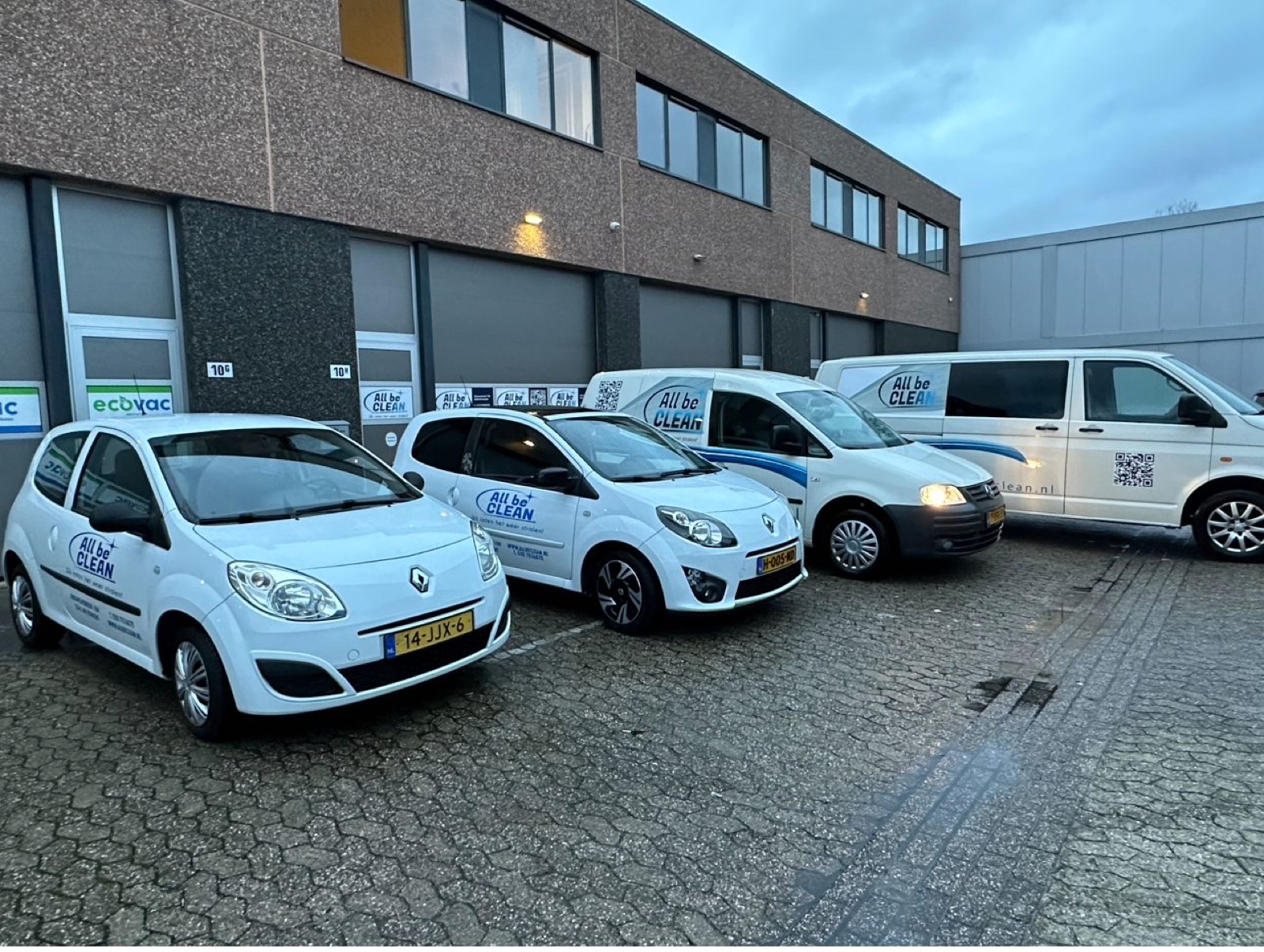 Wagenpark van AllBeClean
